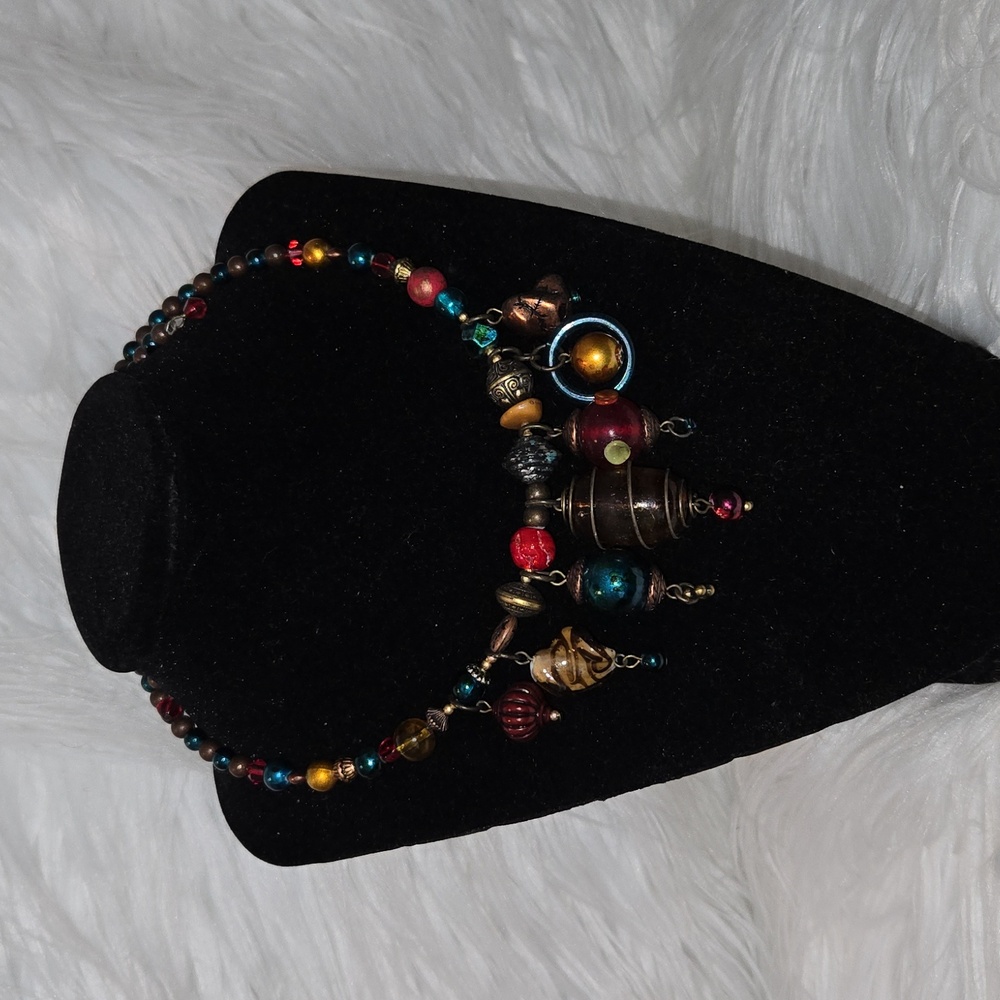 Multicolor Beaded Jewelry Set - Picture 2 of 9